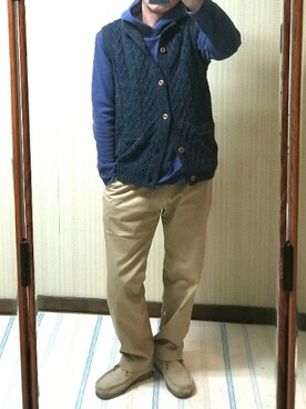 「coen（コーエン）のアイテム（その他）」を使った、KT3さん（メンズ・170cm）の冬コーディネート