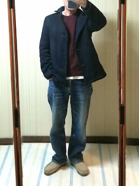 「coen（コーエン）のアイテム（その他）」を使った、KT3さん（メンズ・170cm）の冬コーディネート