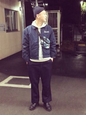 「BBCのアイテム」を使った、せいsanさん（メンズ・177cm）の春コーディネート