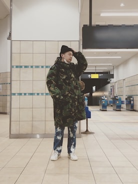 「british army」｜せいsanさん（メンズ・177cm）の冬コーディネート
