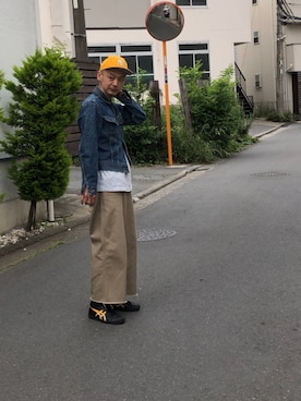 「ベンデイビス」｜「アイテム（ジャケット/アウター）」を使った、せいsanさん（メンズ・177cm）の春コーディネート