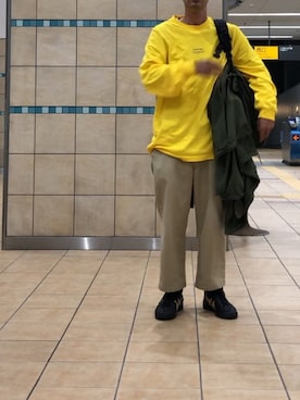 「KNOW WAVE（ノウ ウェイブ）のアイテム」を使った、せいsanさん（メンズ・178cm）の夏コーディネート