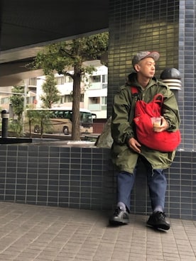 「COOPERS TOWN（クーパーズタウン）のアイテム（帽子）」を使った、せいsanさん（メンズ・177cm）の秋コーディネート