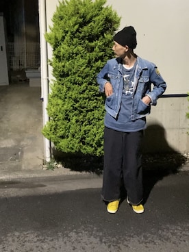 「maverick（マーベリック）のアイテム（ジャケット/アウター）」を使った、せいsanさん（メンズ・177cm）の春コーディネート