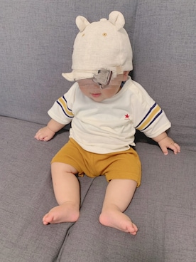 N☺︎Y☺︎︎︎︎Hさん(キッズ・61cm)の夏コーディネート