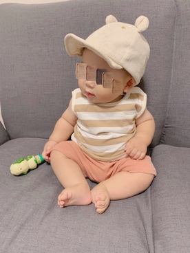 N☺︎Y☺︎︎︎︎Hさん(キッズ・70cm)の夏コーディネート