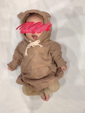 「omake（オマケ）のアイテム」を使った、Ｎ☺︎Ｙ☺︎︎︎︎Hさん（キッズ・80cm）の秋コーディネート