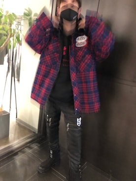 「DIESEL（ディーゼル）のアイテム（その他アウター）」を使った、Akira22%さん（メンズ・170cm）の秋コーディネート