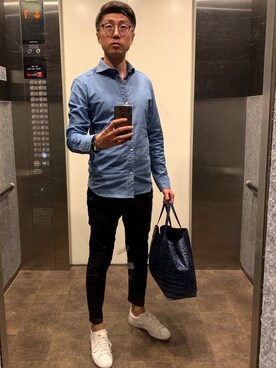 「Felisi（フェリージ）のアイテム」を使った、mrchildrenさん（メンズ・180cm）の春コーディネート