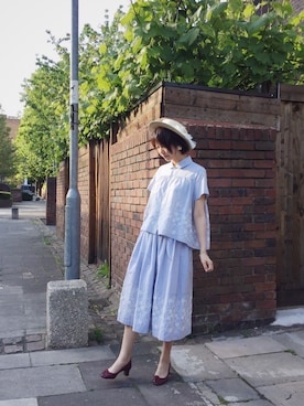 Rach 🌌さん（レディース・163cm）の春コーディネート