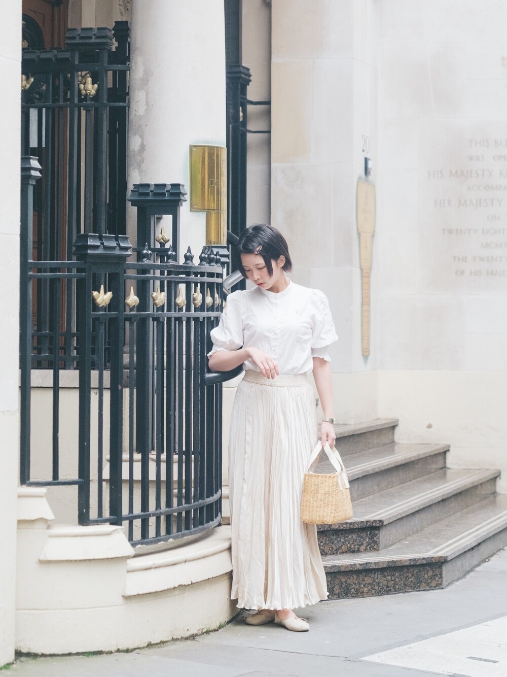 「rubyandyou、journalstandard、休日コーデ、シンプルコーデ、オトナ女子、outfit、夏コーデ、今日のコーデ、今日の服、私服」｜「RUBY AND YOUのアイテム（シャツ/ブラウス、ホワイト系）」を使った、Rach 🌌さん（レディース・163cm）の夏コーディネートの1枚目の写真