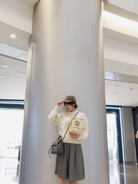 「merry jenny（メリージェニー）のアイテム（キャップ）」を使った、Rach 🌌さん（レディース・163cm）の秋コーディネート