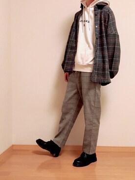 「CIAOPANIC TYPY（チャオパニックティピー）のアイテム（その他トップス）」を使った、いーちゃんさん（メンズ・176cm）の冬コーディネート