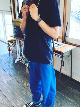 「おしゃれスタ（オシャレスタ）のアイテム」を使った、すずとさん（メンズ・181cm）の秋コーディネート