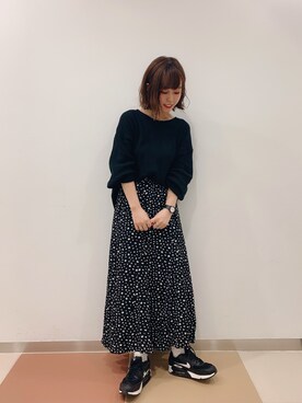 岡本  彩希さんの「綺麗フレアスカート(パターン) 〇＊」を使ったコーディネート