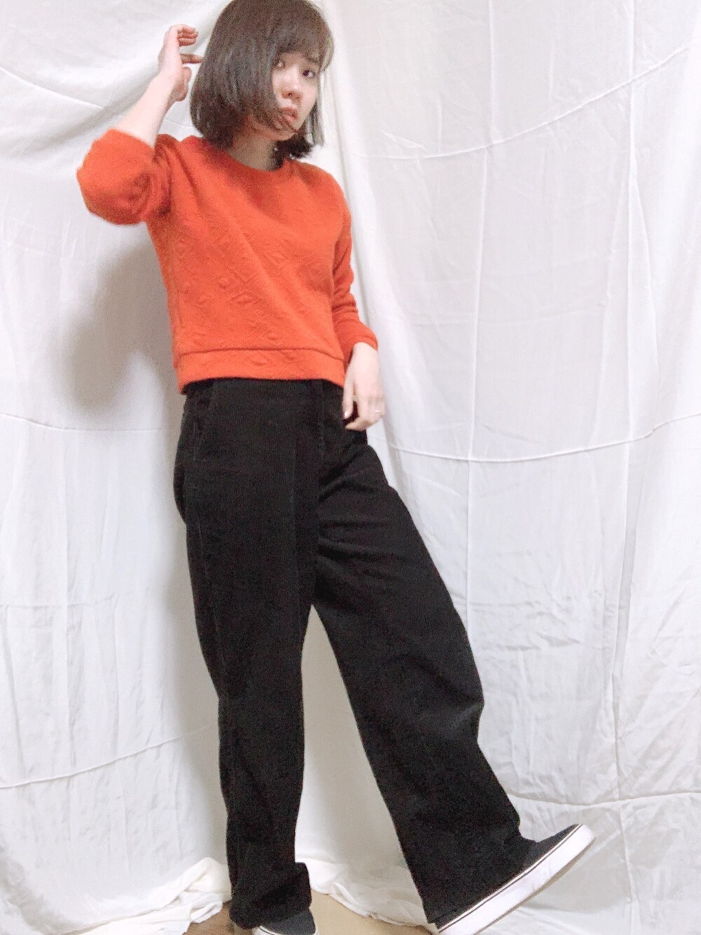 rokaさん（レディース・156cm）の冬コーディネートの1枚目の写真