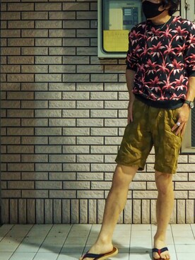 「Paul Smith COLLECTION（ポールスミスコレクション）のアイテム（アクセサリー）」を使った、Neustartさん（メンズ・177cm）の夏コーディネート