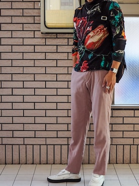 「Paul Smith（ポールスミス）のアイテム（スウェット）」を使った、Neustartさん（メンズ・177cm）の秋コーディネート