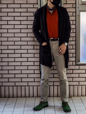 「Paul Smith COLLECTION（ポールスミスコレクション）のアイテム（アクセサリー）」を使った、Neustartさん（メンズ・177cm）の冬コーディネート