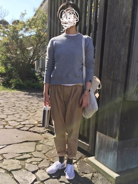 「MHL.」｜「アイテム（アナログ腕時計）」を使った、wrigley'sさん（レディース・161cm）の秋コーディネート