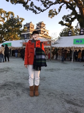 「Glen Prince（グレンプリンス）のアイテム」を使った、wrigley'sさん（レディース・161cm）の冬コーディネート