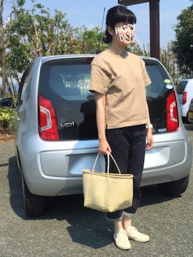 「MHL.」｜「アイテム（アナログ腕時計）」を使った、wrigley'sさん（レディース・161cm）の夏コーディネート