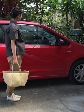 「MHL.」｜「アイテム（アナログ腕時計）」を使った、wrigley'sさん（レディース・161cm）の夏コーディネート