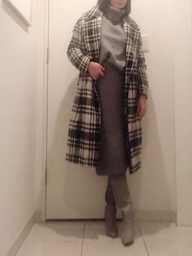「H&M（エイチ・アンド・エム）のアイテム（その他）」を使った、☆etsu☆さん（レディース・162cm）の冬コーディネート