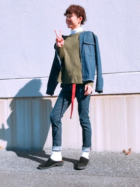 トゥーさん（メンズ・173cm）の秋コーディネート