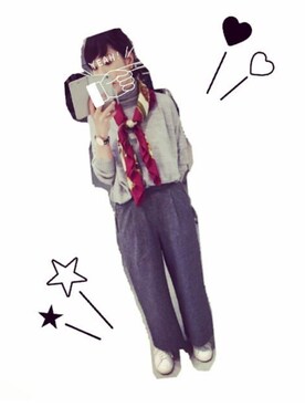 saaaa7さん（レディース・157cm）の冬コーディネート