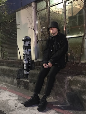 「PULL&BEAR（プルアンドベア）のアイテム（トップス）」を使った、Parsleyさん（メンズ・170cm）の冬コーディネート
