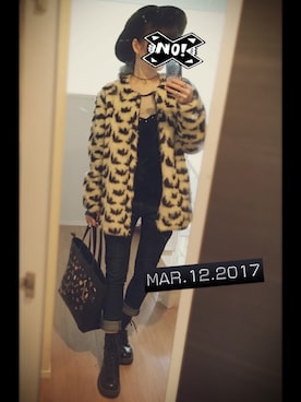 「PAMEO POSE」｜「アイテム（その他アウター）」を使った、もかちーのさん（レディース・156cm）の春コーディネート
