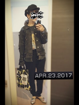 もかちーのさん（レディース・156cm）の春コーディネート