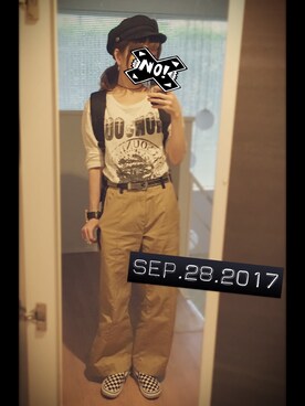 もかちーのさん(レディース・156cm)の秋コーディネート