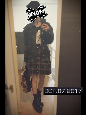 もかちーのさん（レディース・156cm）の秋コーディネート