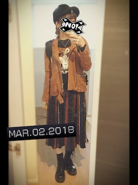 もかちーのさん（レディース・156cm）の春コーディネート