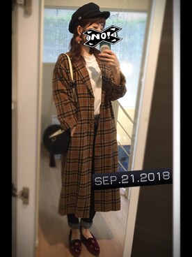 もかちーのさん（レディース・156cm）の秋コーディネート