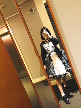 Angelic Pretty(アンジェリックプリティ)のジャンパースカートを使っ ...