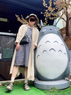 「goslowcaravan」｜雪倫さん（レディース・156cm）の春コーディネート