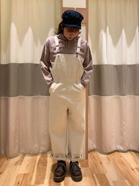 「Samansa Mos2 blue」｜「アイテム（キャスケット）」を使った、ふ　る　　　さん（レディース・162cm）の冬コーディネート