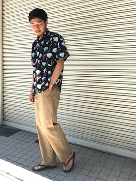「URSELECT」｜URSELECT MENさん（メンズ・178cm）の夏コーディネート