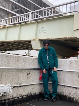 「instagramフォローお願いします」｜「アイテム（ジャケット/アウター）」を使った、desire.Laikiさん（メンズ・169cm）の春コーディネート