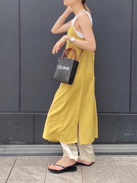 「ungrid コーデ」｜吉本杏奈さん（レディース・164cm）の夏コーディネート