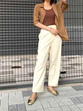 吉本杏奈さん（レディース・164cm）の夏コーディネート