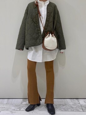 吉本杏奈さん（レディース・164cm）の秋コーディネート