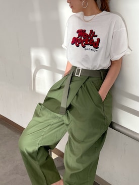 吉本杏奈さん（レディース・164cm）の春コーディネート