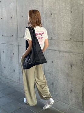 吉本杏奈さん（レディース・164cm）の春コーディネート