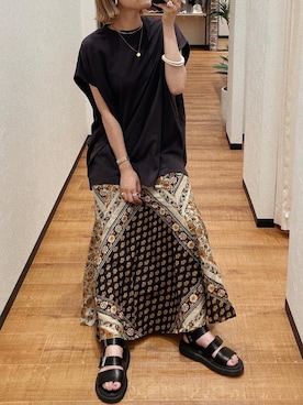 吉本杏奈さん(レディース・164cm)の夏コーディネート