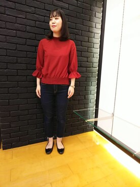 「JUNRED（ジュンレッド）のアイテム（その他）」を使った、ayumiさん（レディース・163cm）の秋コーディネート