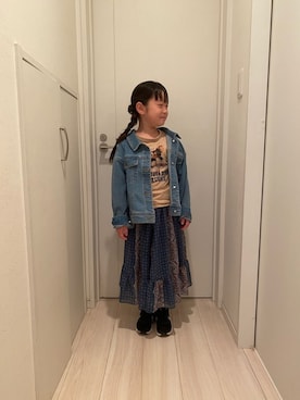 megruさん（キッズ・122cm）の夏コーディネート